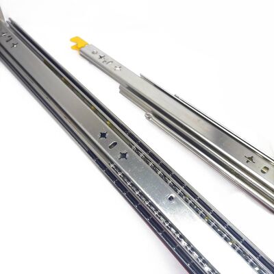 222 Heavy System Telescopic Rail 53Mmx100Cm 100Kg Locked - 2
