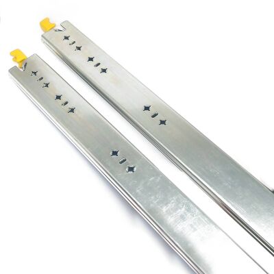 222 Heavy System Telescopic Rail 53Mmx100Cm 100Kg Locked - 3