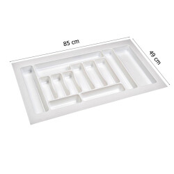 222 In-Drawer Cutlery Tray 85x49 cm White - 222
