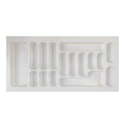 222 In-Drawer Cutlery Tray 97x49 cm White - 1