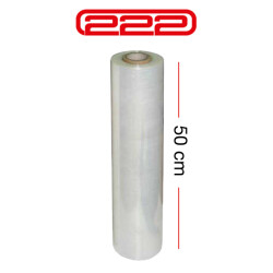 222 Stretch Film 17 Micron 1PCS Net:5 Kg (Width: 50Cm) - 222