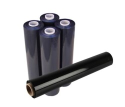 222 Stretch Film 23 Micron 1PCS Net:2 Kg Black (Width: 50Cm) - 222