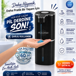 403835 Sensörlü Tezgahüstü Sıvı Sabun Dispenseri Siyah - 2