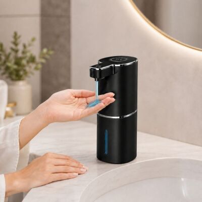 403835 Sensörlü Tezgahüstü Sıvı Sabun Dispenseri Siyah - 6