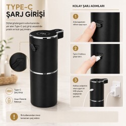403835 Sensörlü Tezgahüstü Sıvı Sabun Dispenseri Siyah - 8
