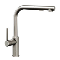 Adell Eterno L Tipi Spiralli Paslanmaz Inox Eviye Bataryası - 1