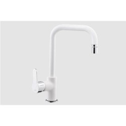 Adell Kitchen Faucet Lento White (10 Years Warranty) - Adell