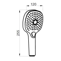 Adell Model S Shower Set Sliding Black - 5