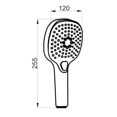 Adell Model S Shower Set Sliding Black - 3