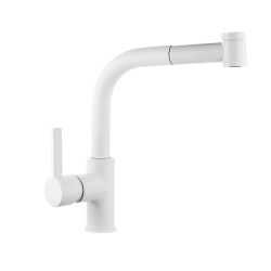 Adell Sink Faucet Kelvin Sprayer 360 Degree White - 1