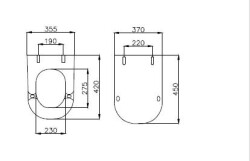 Adell Toilet Seat Soft Close - 2