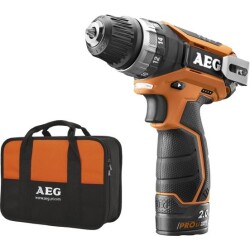 Aeg BS 12 C2 LI 12V 2.0Ah Çift Akülü Matkap - Aeg