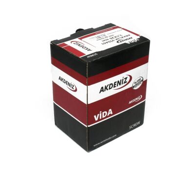 Akdeniz Chipboard Backing Screw 3.5X25 Zinc 1000 pcs - 1