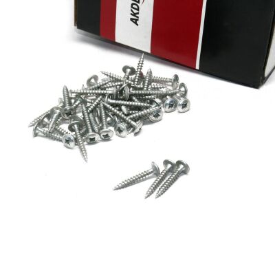 Akdeniz Chipboard Backing Screw 3.5X25 Zinc 1000 pcs - 2
