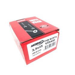 Akdeniz Chipboard Screw 3.5X25 Zinc 1000 pcs - 1