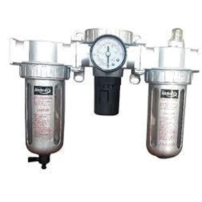 Akdeniz FRL C804 Air Filter Regulator Lubricator Triple Set 1/2