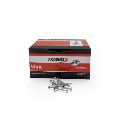 Akdeniz Sunta Vidası 5.0X35 Çinko 200 adet - 1