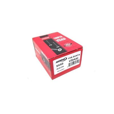 Akdeniz Sunta Vidası 5.0X50 Çinko 200 adet - 1