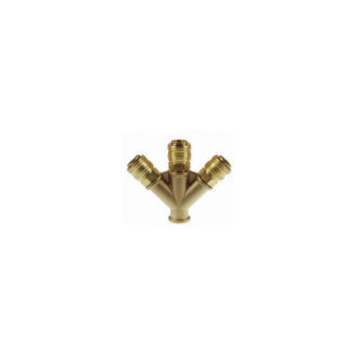 Akdeniz Triple Door Stop Set Brass 3.8 - 1