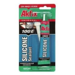 Akfix 100E Sızdırmaz Silikon - 50ml Beyaz - Akfix