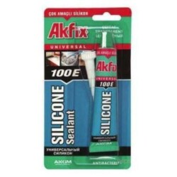 Akfix 100E Sızdırmaz Silikon - 50ml Şeffaf - Akfix
