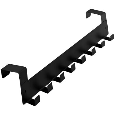 Akın Lüx 6-Hook Metal Wall Hanger Black - 1