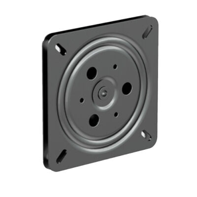 Albatur 0061 Metal TV Altlığı Döner Tabure 155x155mm Siyah - 1