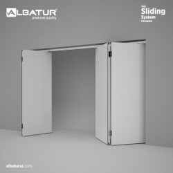Albatur 9061 Masterfold Katlanır Kapı Mekanizması 60-60Kg - Albatur