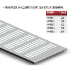 Albatur Aluminium Culvert Koza 120X270Mm - Albatur