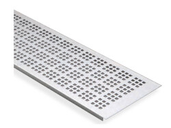 Albatur Aluminium Square Grille Width 120Mm Length 763 Mm Matt Anodized - Albatur