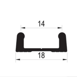 Albatur 7710 Alüminyum Alt Ray Mat Eloksal 2Mt - 1