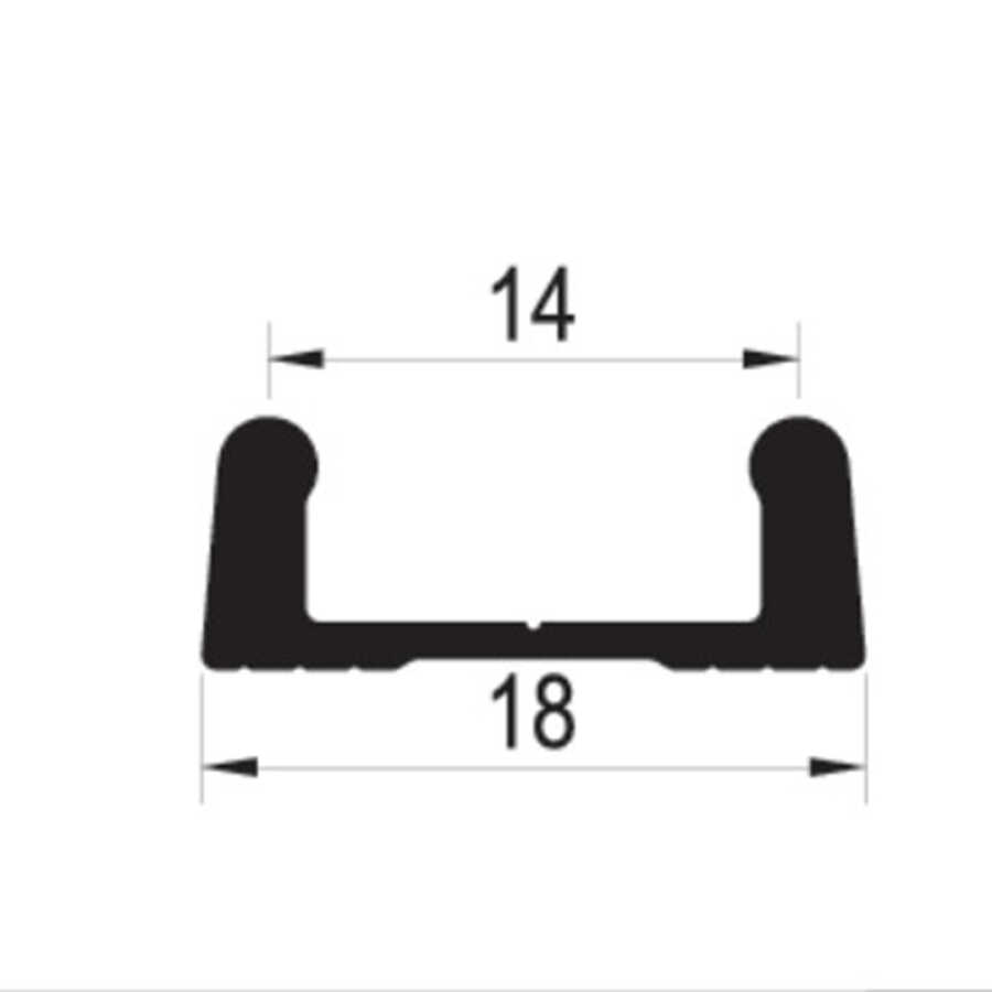 Albatur 7710 Alüminyum Alt Ray Mat Eloksal 2Mt