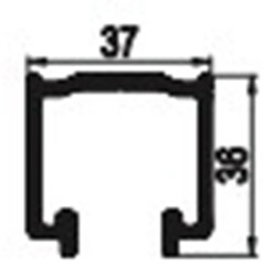 Albatur 9065 Masterfold 60 Alüminyum Üst Ray Mat Eloksal 2Mt - 1