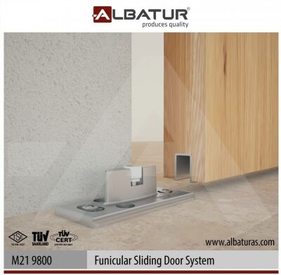 Albatur Door Sliding Mechanism 120Kg Adjustable Double - 3