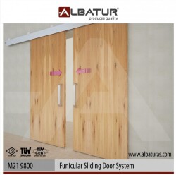Albatur Door Sliding Mechanism 120Kg Adjustable Double - 4