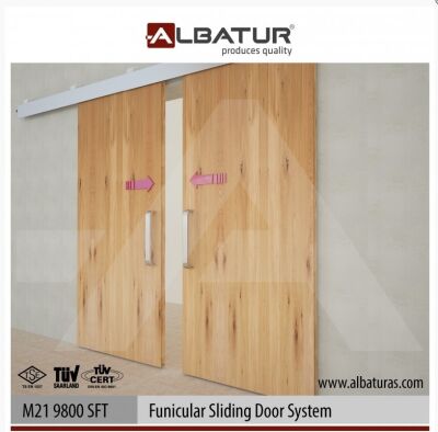 Albatur Door Sliding Mechanism 120Kg Adjustable Single - 2