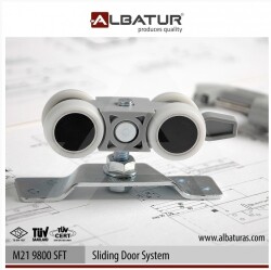 Albatur Door Sliding Mechanism 120Kg Adjustable Single - 5