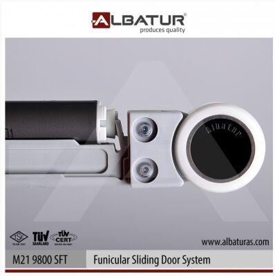 Albatur Door Sliding Mechanism 120Kg Adjustable Single - 7