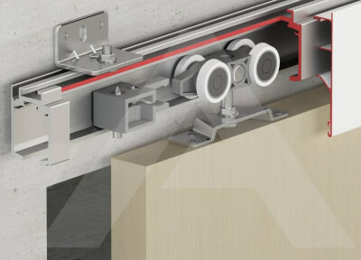 Albatur Door Sliding Mechanism One Way 120 Kg With Decelerator - 1