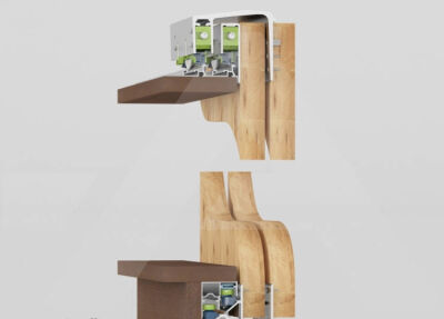 Albatur Wardrobe Sliding Mechanism 100 Kg 2 Cover Set - 7