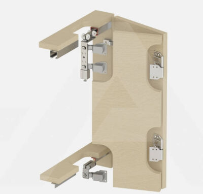 Albatur 7420 Katlanır Kapak Sürgü Mekanizması 40KG - 5