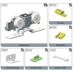 Albatur 7310 Sürgü Kapı Mekanizması 51kg - 1