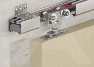 Albatur 7099 Sürgü Kapı Mekanizması Rulmanlı 80kg - 1