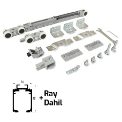 Albatur 9701 SFT Sürgü Kapı Mekanizması Set Box 120Kg - 1