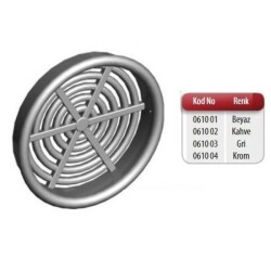 Albatur Plastic Culvert Ventilation Ø60Mm White - Albatur