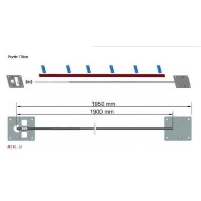 Albatur Pull-Ger Metal Head 1940Mm (One Piece) - 1