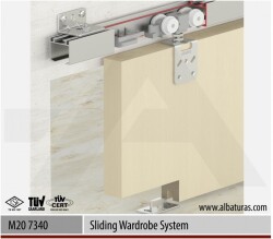 Albatur Sliding Scissor Door 60 Kg (M20 7340) - 1