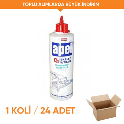 Apel D3 İskelet Tutkalı 700 gr (1 Koli - 24 Adet) - 1