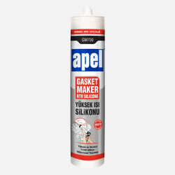 Apel GM700 Red High Temperature RTV Silicone - 2