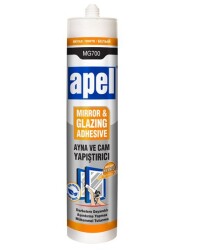 Apel MG700 Beyaz Ayna Silikon - Apel
